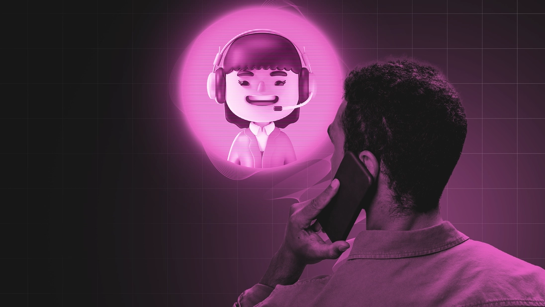 Enterprise Voice AI Illustration