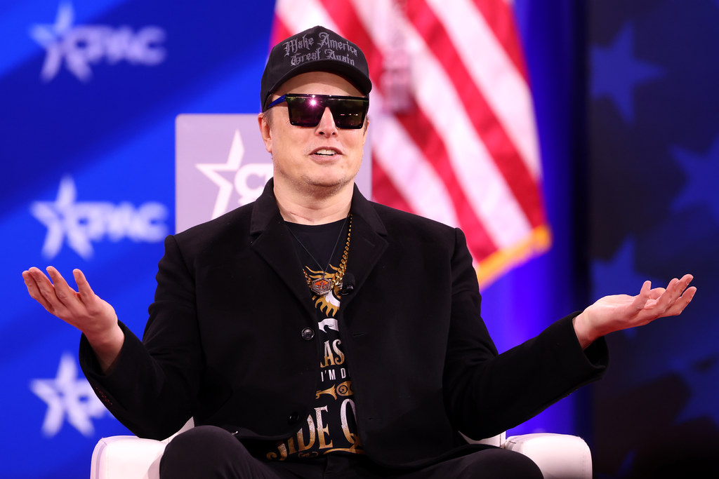 Elon Musk making a video